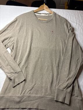 tasc Performance Men XXL Carrollton Lighthouse Crewneck Sweatshirt Taupe Heather